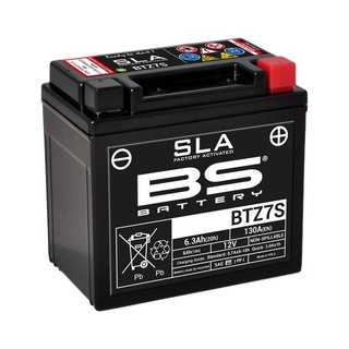 BS Battery รุ่น BTZ7S-SLA ใช้สำหรับรถ Kawasaki,Yamaha,Honda,Suzuki,Vespa ดูรุ่นในรายละเอียดสินค้า ✅สินค้าพร้อมส่ง✅