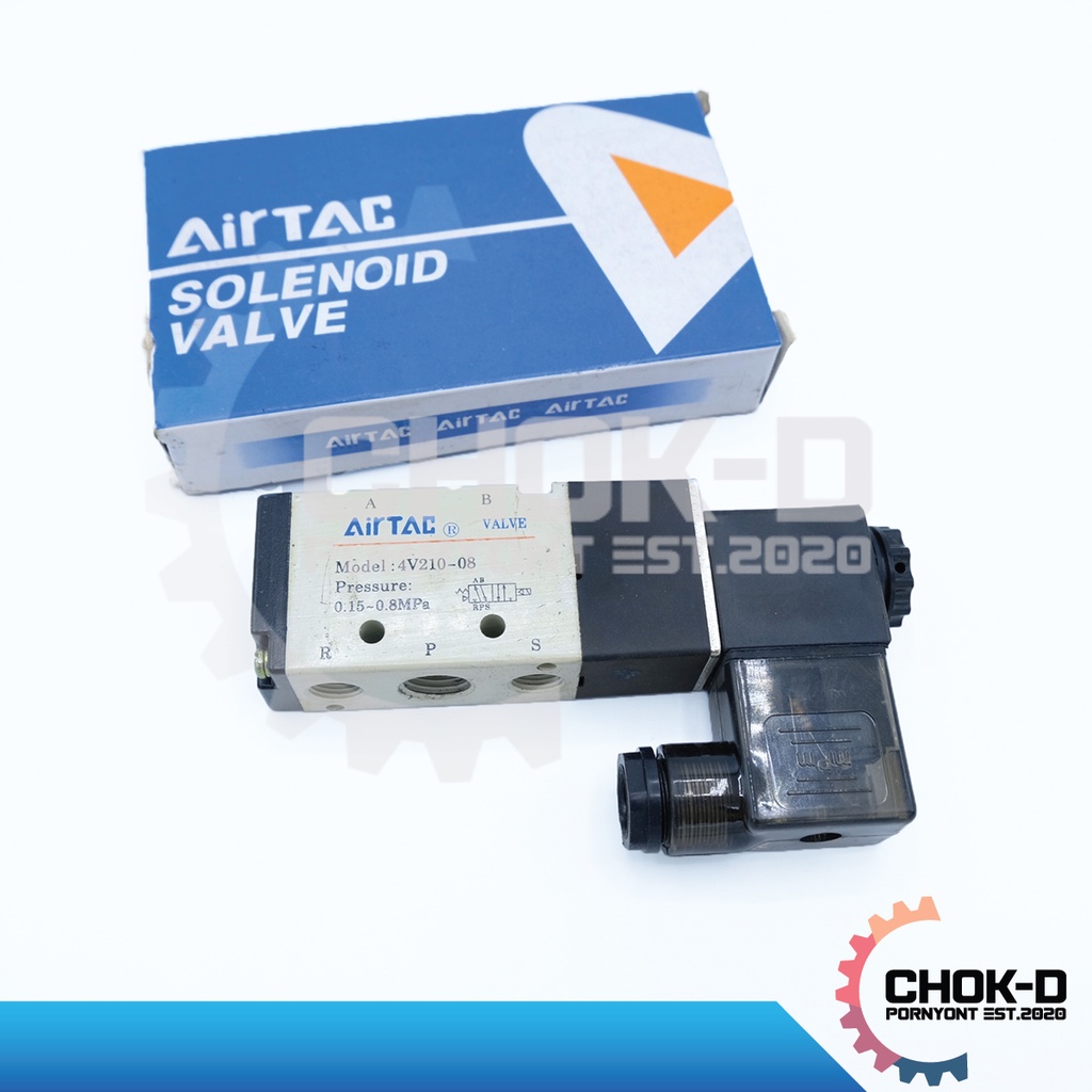 โซลินอยด์วาล์ว รุ่น 4V210-08 DC24V