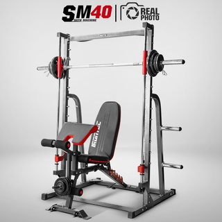 [ใส่โค้ด IRON1200S ลด 1200] สมิทแมชชีน SM40 (Smith Machine) - เครื่องออกกำลังกาย IRONTEC