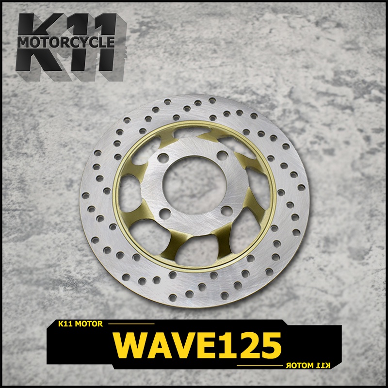 จานดิสเบรค หน้า WAVE125 หนา3.5มม งานมิเนียม จานเวฟ125 จัดส่งเร็ว