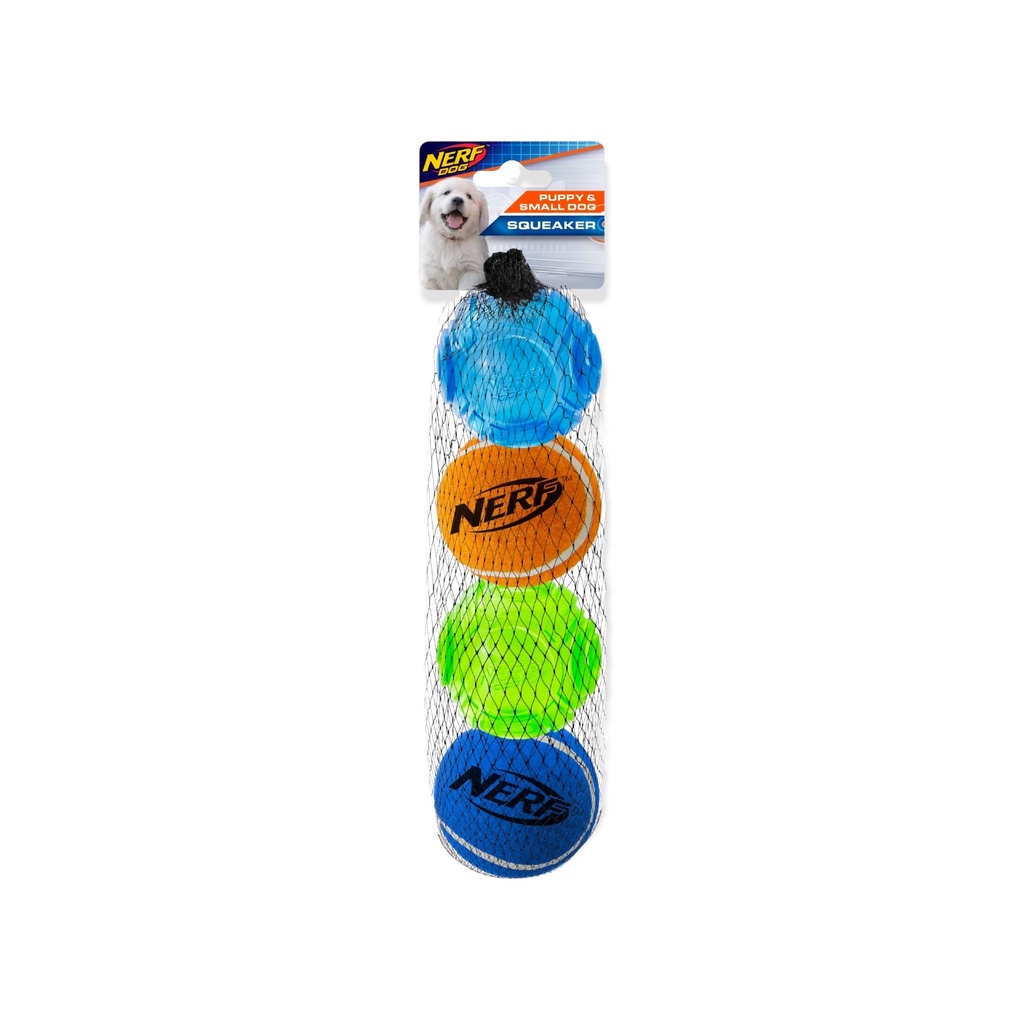 [Dealpetshop] ของเล่นสุนัข Nerf Dog (เนิร์ฟด็อก) Squeak Tennis มีให้เลือกหลายรุ่น สินค้าเลือกตามรหัส