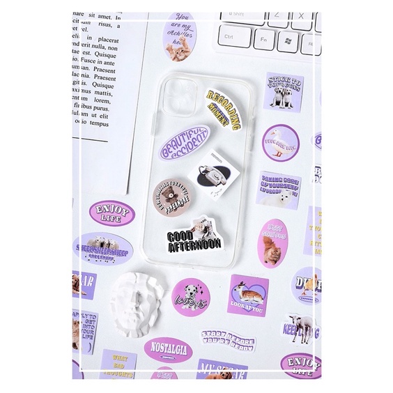 💥ล้างสต๊อก💥(289)สติกเกอร์เนื้อกระดาษรุ่น paper more 40 ชิ้น - รูปที่ 4