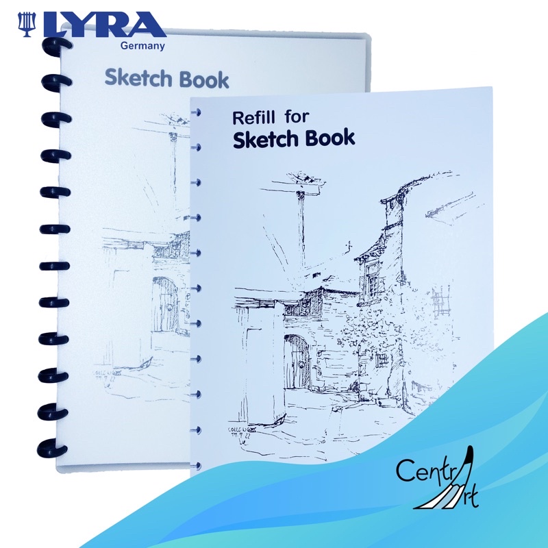 LYRA สมุดสเก็ตช์ภาพ สมุดสเก็ตช์ภาพ A4 สมุดวาดภาพ A4 สเก็ตช์แบบเติม A4