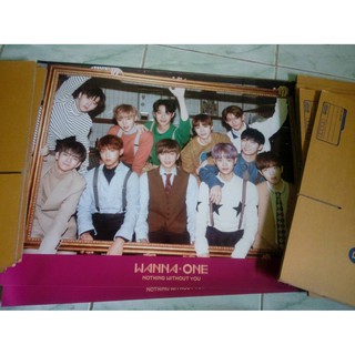 โปสเตอร์ ของแท้ WANNA ONE  1-1=0 nothing without you