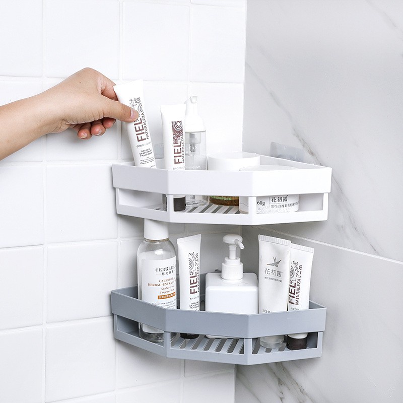 Spot Life structure N487 punch-free corner rack bathroom wash rack ...