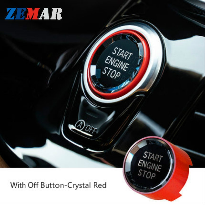 ปุ่มสตาร์ท - ดับเครื่องยนต์ของ BMW / Car Engine Start Stop Switch Button For BMW X1 X3 X5 X6 F15 F16
