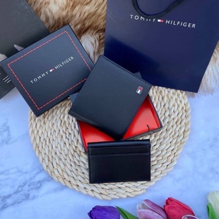 ส่งฟรี🔥กระเป๋าสตางค์ใบสั้นทอมมี่แบบพับ2ตอน TOMMY HILFIGER Short Wallet