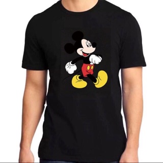 เสื้อยืดผ้าฝ้ายDISNEY MICKEY MOUSE New Design Tshirt / Baju Unisex Tee 100% Cotton【Fast Delivery】Ready StockL XL  XXL 3X