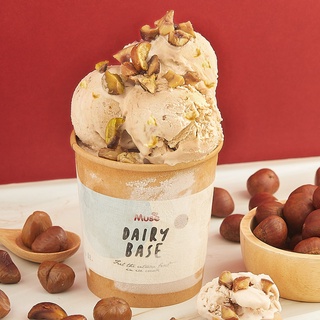 [MUSESS89 ลด130]Muse icecream - Mont Blanc Ice Cream ไอศครีมครีมเกาลัด 16 oz.