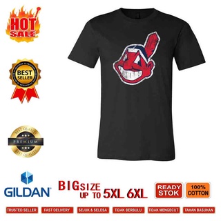 Chonghaijia Xs-6Xl เสื้อยืดพิมพ์ลายโลโก้ Mascot Chief Wahoo สไตล์วินเทจ