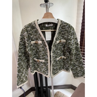 Sale!! Tweed Jacket เสื้อคลุมทวิตปักเลื่อมหรูหรา เกาหลีสุดๆ ผ้าแชแนลอย่างดี