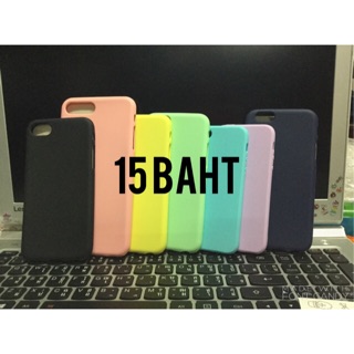 5 อัน100 ปลีก-ส่ง เคสสีพื้น,เคสด้าน,เคสสีพลาสเทล,เคสซิลิโคน