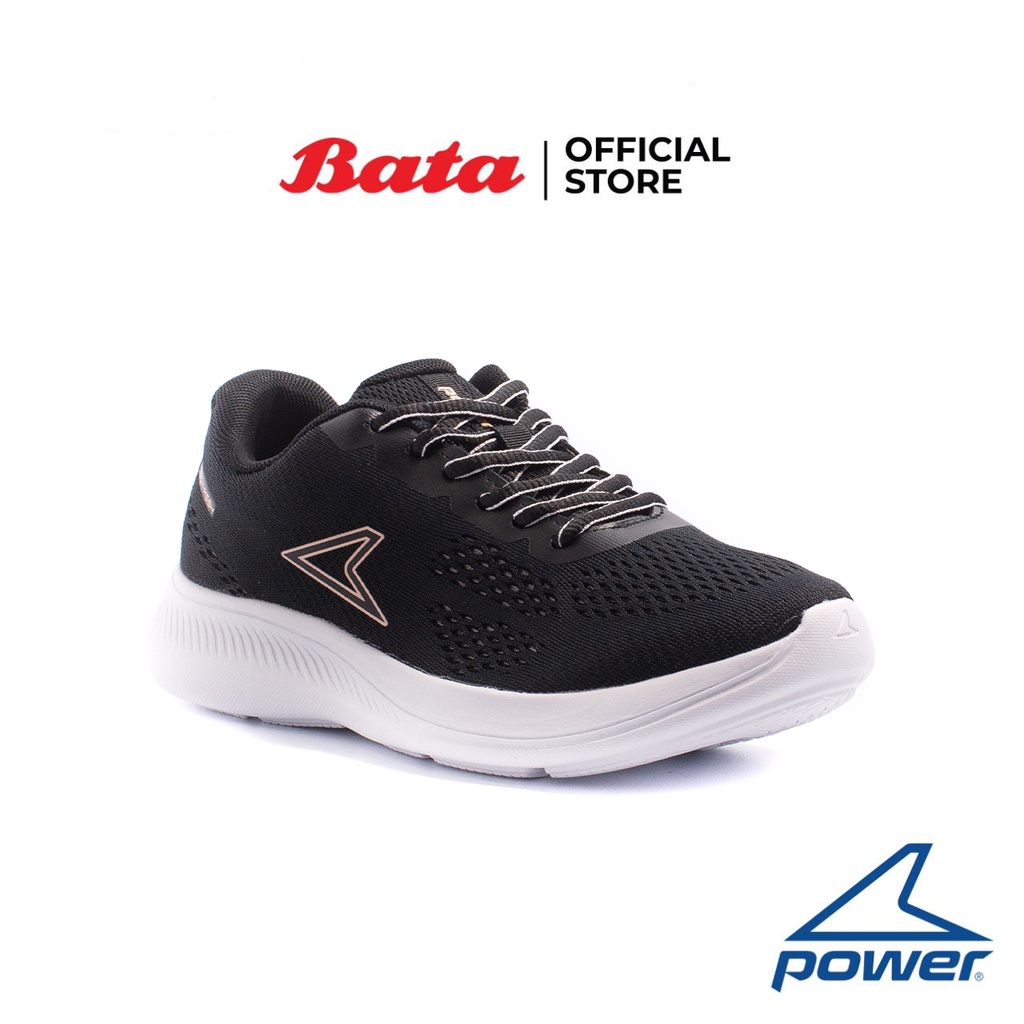 Bata บาจา ยี่ห้อ Powerรองเท้าผ้าใบกีฬา ออกกำลังกาย สำหรับวิ่ง รองรับน้ำหนักเท้าได้ดี สำหรับผู้ชาย รุ่น Revo Launch สีดำ 5186531