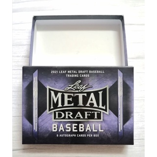 (Empty Box) กล่องเปล่าไม่มีการ์ด 2021 เมทัล ดราฟท์ ( 2021 LEAF METAL DRAFT BASEBALL AUTOGRAPH EMPTY BOX CARD )