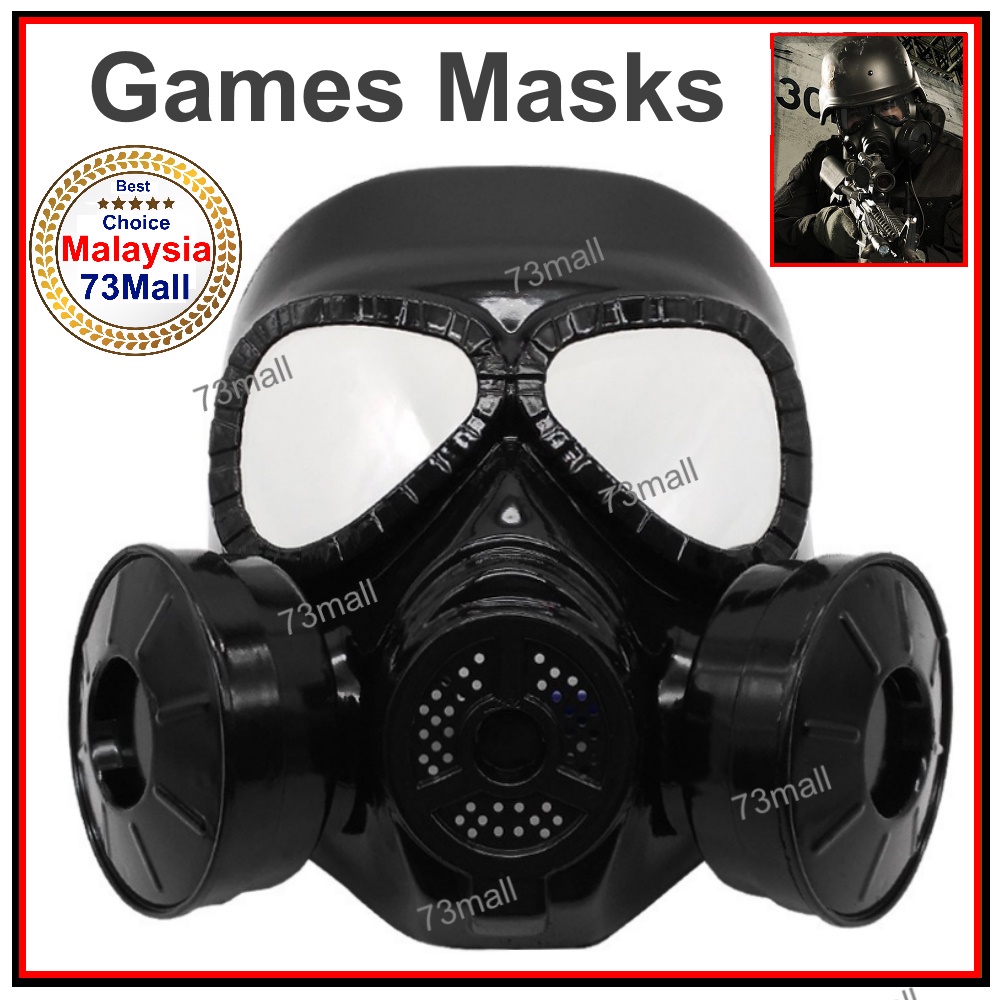 [73mall] หน้ากากป้องกันแก๊สพิษของเล่นแบบเต็มหน้า (เพื่อความสนุกไม่มีฟังก์ชั่น) หน้ากาก Skull CS (Utk