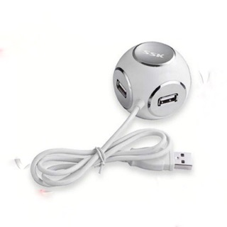 สายพ่วง เพิ่มช่องUsb 4 port SSK SHU 018 สีจาว