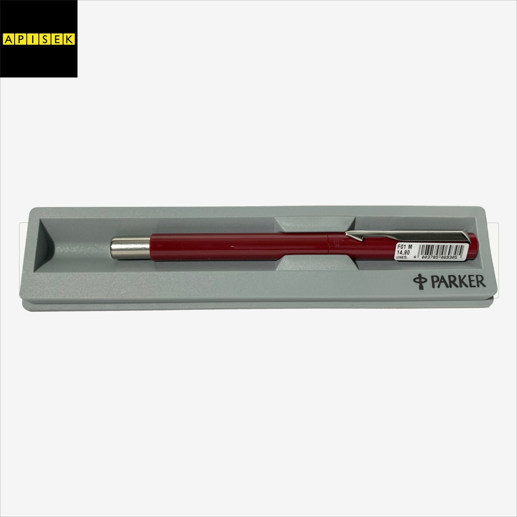 ปากกา หมึกซึม Parker Vector Fountain Pen Dark Red M nib ของแท้ Made in UK