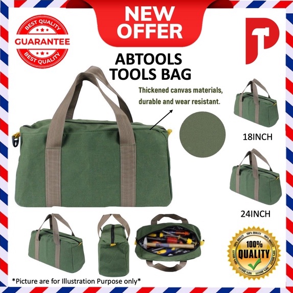 Worker Storage Hand Tools Bag Organiser Punch Bag Beg Peralatan