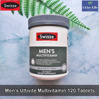 วิตามินรวม สำหรับผู้ชาย Mens Ultivite Multivitamin 120 Tablets - Swisse