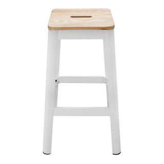 Bar chair BAR STOOL FURDINI M-94148-30-5 WOOD WHITE Dining room furniture Home &amp; Furniture เก้าอี้บาร์ เก้าอี้บาร์ FURDI