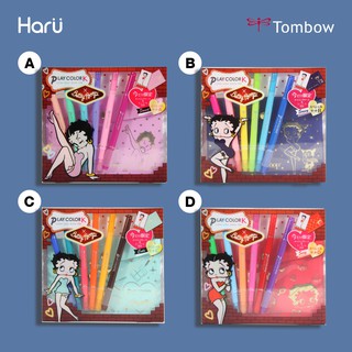 ชุดปากกาเมจิก 2 หัว TOMBOW PLAY COLOR K (6 ด้าม)