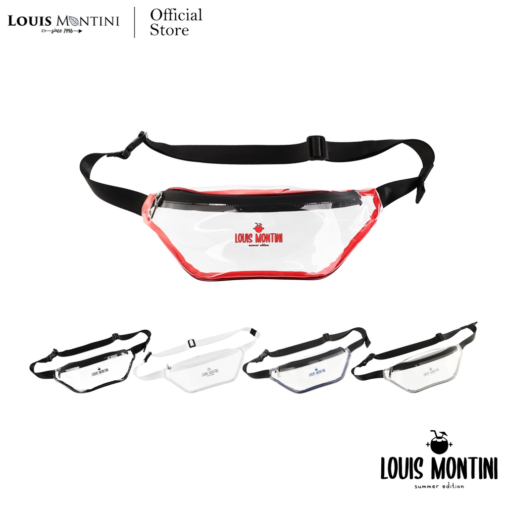 Louis Montini (Summer Edition) กระเป๋าใสกันน้ำ กระเป๋า PVC สโนลอยกันน้ำ กระเป๋าคาดอก SUM03