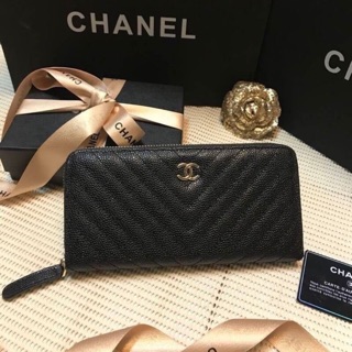 ✅ กระเป๋าสตางค์ Chanel (หนังแท้)