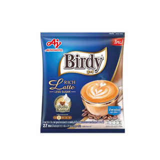 Birdy 3in1 กาแฟริชลาเต้ แพค 27 ซอง