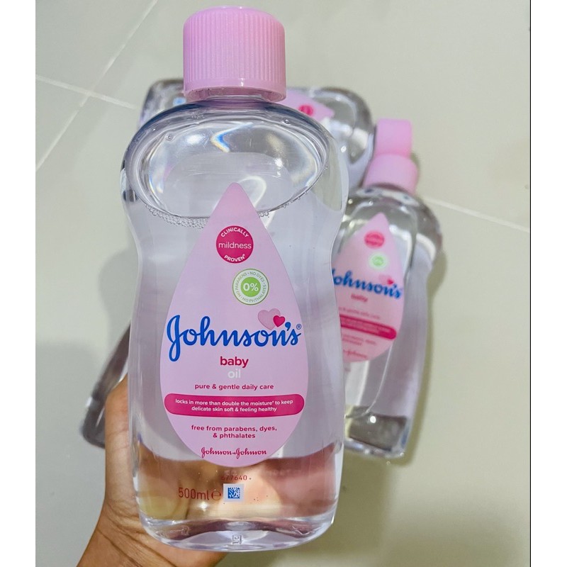 JOHNSON'S BABY OIL Pure & Gentle Daily Care 500ML.จอห์นสัน เบบี้ ออยล์ ออยล์บำรุงผิว