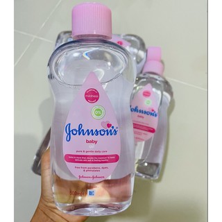 JOHNSONS BABY OIL Pure &amp; Gentle Daily Care 500ML.จอห์นสัน เบบี้ ออยล์ ออยล์บำรุงผิว