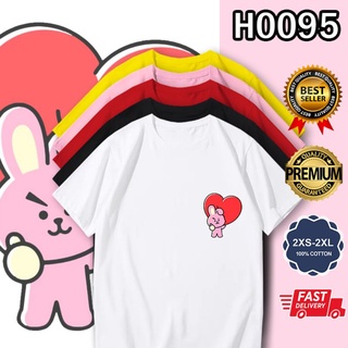 เสื้อวินเทจผญ - 🌈หุ้นท้องถิ่นH0095หัวใจสีแดงกระต่ายสีชมพูBTSCHIBIKPOPเกาหลีสไตล์โรงงานแฟชั่นเสื้อย