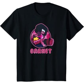 เสื้อยืดอินเทรนด์ผู้ชายอินเทรนด์ผู้หญิงเสื้อยืด พิมพ์ลายกราฟิก Steven Universe Garnet Circle Portrait สําหรับเด็กS-3XL