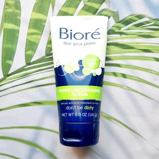 บิโอเร สครับหน้า Pore Unclogging Scrub 141g (Bioré®) ทำความสะอาดรูขุมขนอย่างล้ำลึก