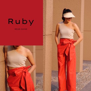 กางเกง wear.shine รุ่น Basic สี Ruby