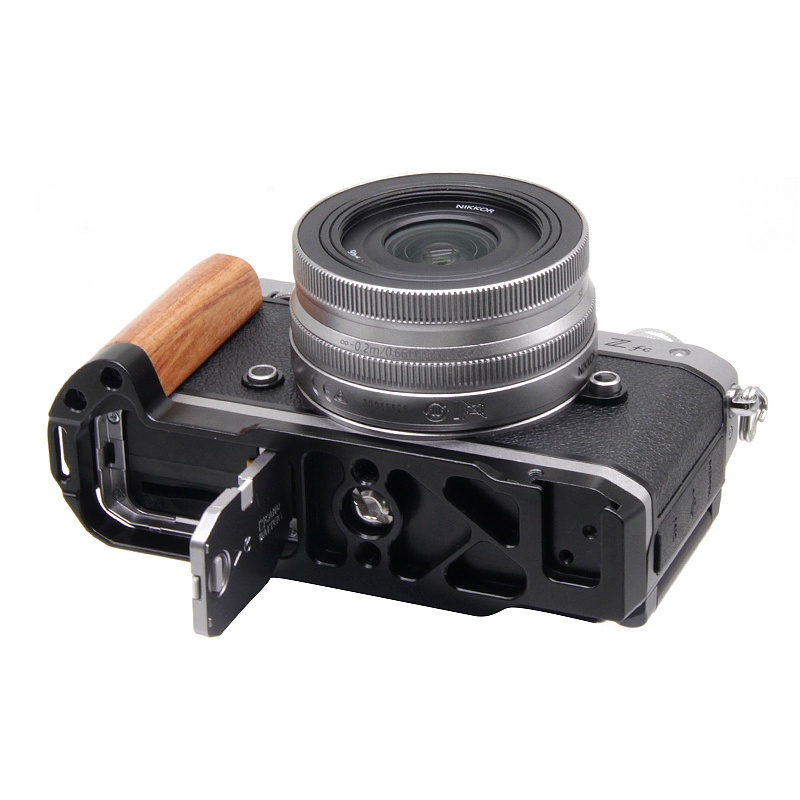 ZFC ไม้ QR แนวตั้ง Quick Release L แผ่น/วงเล็บ Hand Grip ขาตั้งกล้องสําหรับ Nikon Z FC nikkor ZFC Ar