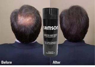 พร้อมส่ง SAMSON Hair Fiber 30g ผงไฟเบอร์ปกปิดผมบาง เพิ่มผมหนา