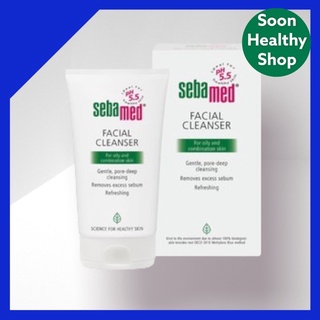 SEBAMED FACIAL CLEANSER FOR OILY TO COMBINATION SKIN 150 ML. เจลล้างหน้า สูตรสำหรับผิวมัน 150มล