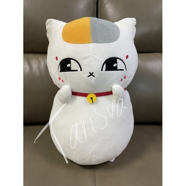 Natsume Yuujinchou : ตุ๊กตาเนียนโกะเซนเซย์ตาแป๋ว Nyanko sensei plush doll ป้ายห้อย