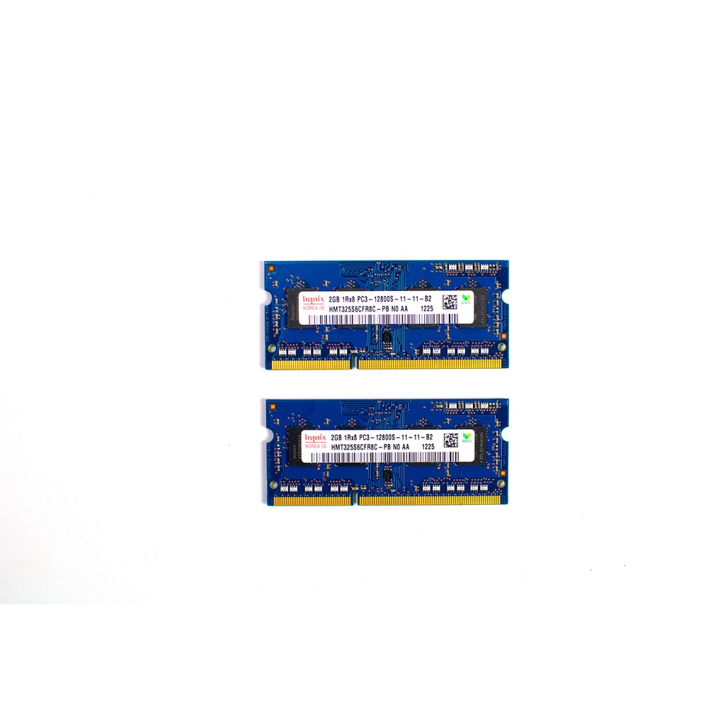 Hynix 2GB 1Rx8 PC3-12800S 11-11-B2 จำนวน 2 ตัว