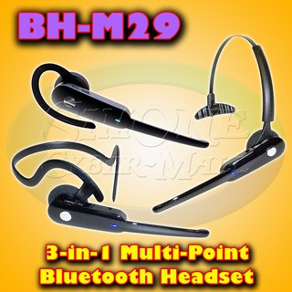 BLUE TIGER BH-M29 – 3-In-1 Multi-point Bluetooth Headset