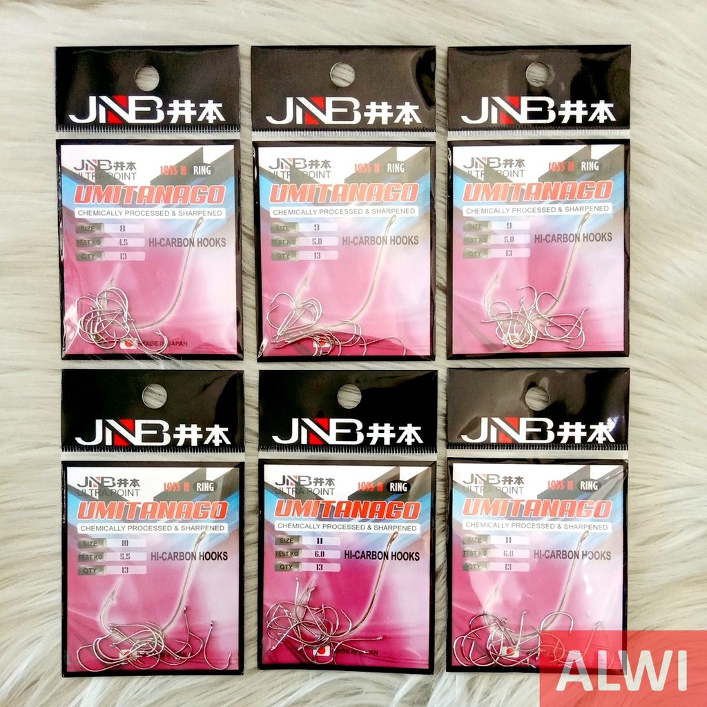 MATA JNB UMITAGO RING 1055 N ตะขอตกปลาสีขาว