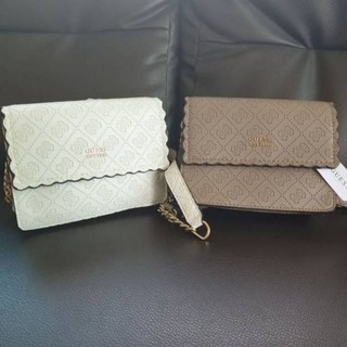 Guess Rayna Logo-Embossed Mini Crossbody  กระเป๋าสะพายข้าง