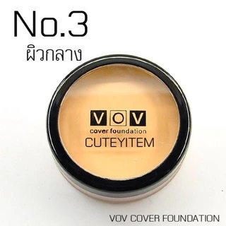 วีโอวี รองพื้นเนื้อครีม ตลับดำ VOV Cover Foundation