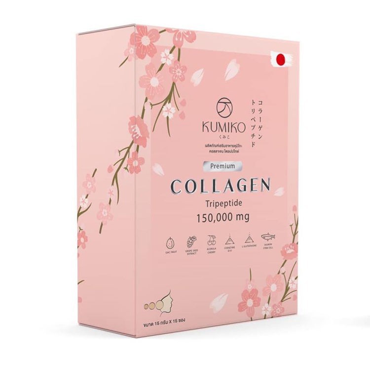 (กล่องชมพู)KUMIKO Collagen Premium คูมิโกะ คอลลาเจน