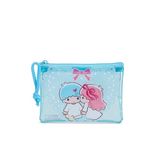 SANRIO ซองใส่เหรียญ Little Twin Stars Heart สีเขียว แฟ้ม เครื่องเขียน