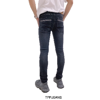 Skinny Mens BlackCollection สกินนี่ชายยีนส์ยืด ผ้านิ่ม ทรงสวยเดฟใส่สบายเป้ากระดุม Size28-36 รับชำระปลายทาง