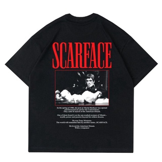 เสื้อยืด ลาย FILM SCARFACE สไตล์วินเทจ 1983 | เสื้อยืด พิมพ์ลายภาพยนตร์ SCARFACE