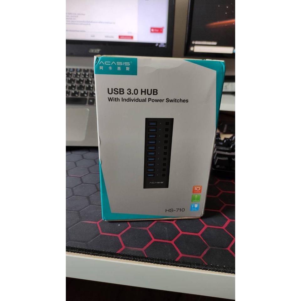 ACASIS  USB 3.0 HUB With Individual Power Switches (ส่งจากไทย ไวทันใจ)