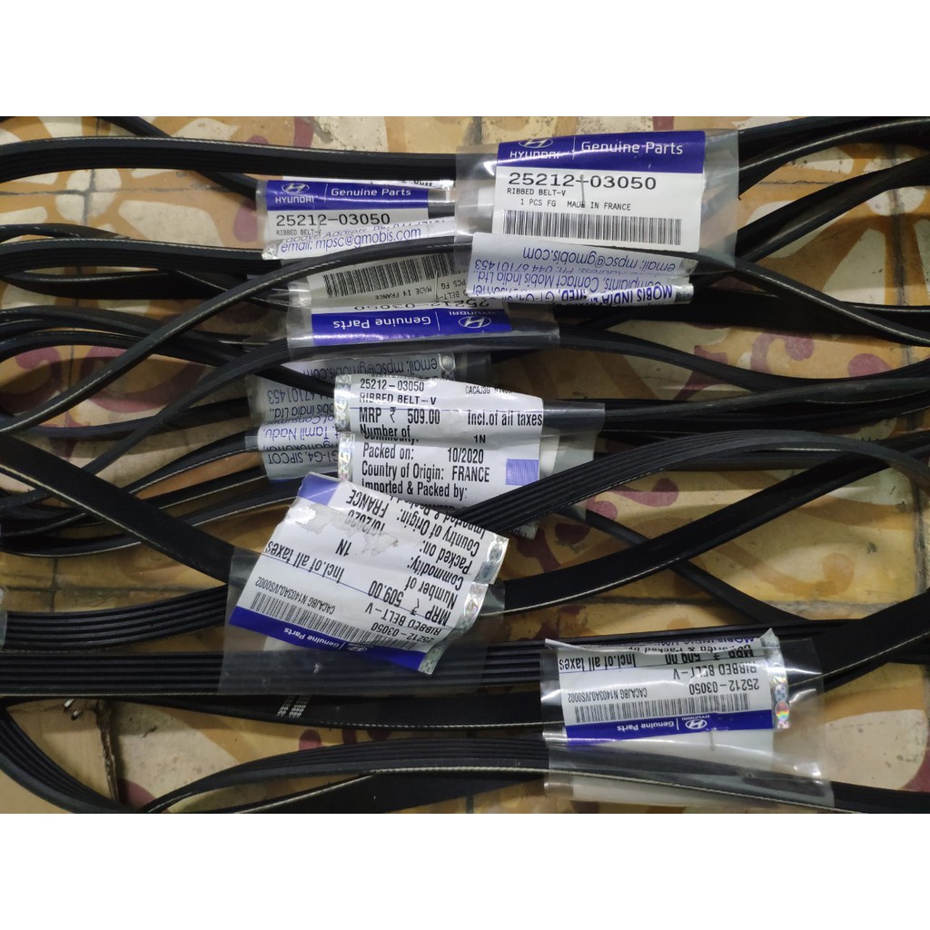 เข็มขัดมาสเตอร์ Grand I10 ของแท้สําหรับรุ่นเครื่อง 1.2 5pk1230