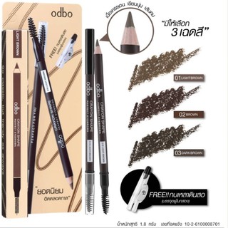 เขียนคิ้ว Odbo Crayon Shape Perfect OD768